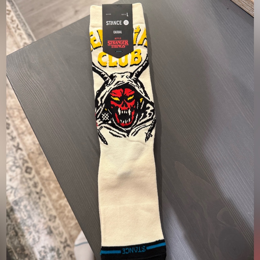 Stranger Things Stance Socks NWT Large